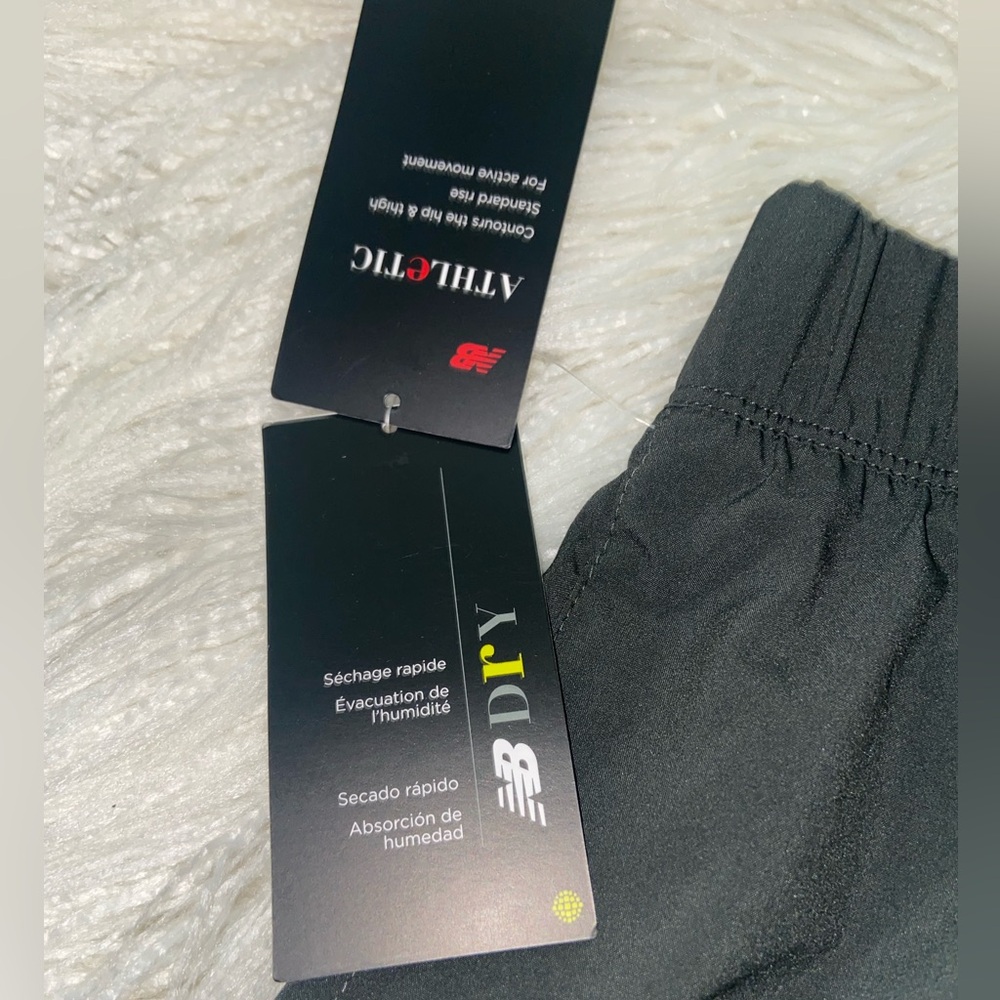 New Balance Dark Gray Men's Athletic Running Shorts - Picture 9 of 9